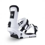 Крепления для сноуборда  Nation Series White 2023 Fix