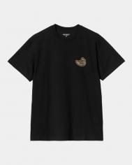 Футболка  S/S Brown Ducks T-Shirt FW25 Black Carhartt WIP