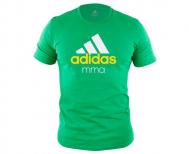 Футболка Community T-Shirt MMA зелено-белая Adidas