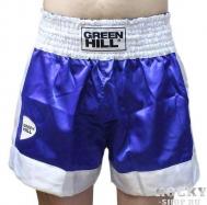 Детские шорты для кикбоксинга  fighter, Синие GREEN HILL