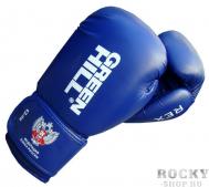 Боксерские перчатки  rex c лого федерации бокса, 12 OZ GREEN HILL