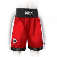 Профессиональные боксерские шорты piper, красный/черный/белый GREEN HILL