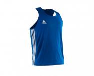 Майка боксерская Boxing Top Punch Line синяя Adidas
