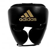 Шлем боксерский AdiStar Pro Headgear черно-золотой Adidas