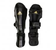 Защита голени и стопы Super Pro Shin Instep черно-золотая Adidas