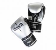 Перчатки боксерские Clinch Punch 2.0 серебристо-черные, 10 унций Clinch Gear