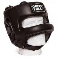 Боксерский шлем с бампером Castle, черный GREEN HILL