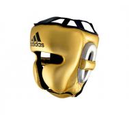 Шлем боксерский AdiStar Pro Metallic Headgear золото-серебристо-черный Adidas