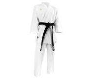 Кимоно для карате Taikyoku Hybrid Cut WKF белое с золотым логотипом Adidas