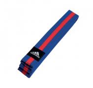 Пояс для единоборств Striped Belt сине-красный Adidas