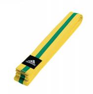 Пояс для единоборств Striped Belt желто-зеленый Adidas