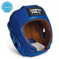 Кикбоксерский шлем BEST WAKO Approved синий GREEN HILL