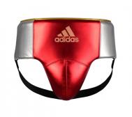 Защита паха мужская AdiStar Pro Мetallic Groin Guard красно-серебристо-золотая Adidas