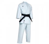 Кимоно для карате Shori Karate Uniform Kata WKF белое с черным логотипом Adidas