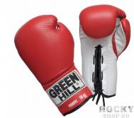 Боксерские перчатки proffi, 16oz GREEN HILL