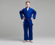 Кимоно для дзюдо Training синее, 140 см Adidas