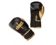 Перчатки боксерские Aero черно-золотые, 10 унций Clinch