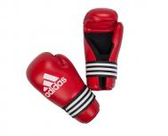 Перчатки полуконтакт Semi Contact Gloves, красные Adidas