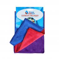 Тряпка для мытья авто, , микрофибра, 300 г/м², 20×30 см, набор 3 шт Grand Caratt