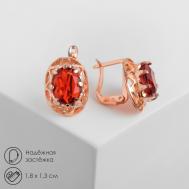 Серьги со стразами QF