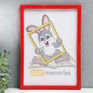 Фоторамка пластик l-3 21х30 см, красный Keep memories