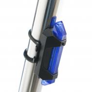 Фонарь велосипедный задний аккумуляторный, водонепроницаемый, 5 диодов, 6 режимов NO BRAND