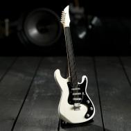 Гитара сувенирная ibanez, на подставке, 24×8×2 см, бело-черная NO BRAND