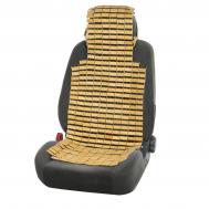 Накидка-массажер , на сиденье с капюшоном, 43×109 см, бамбук, бежевый Torso