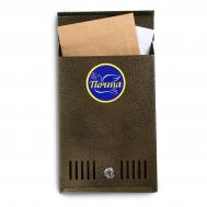 Ящик почтовый с замком, вертикальный, бронзовый NO BRAND