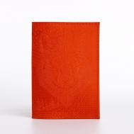 Обложка для паспорта, цвет оранжевый NO BRAND