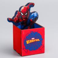 Органайзер для канцелярии, 6.5х6.5х7 см, человек-паук Marvel