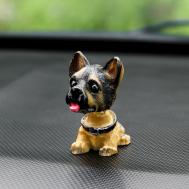 Собака на панель авто, качающая головой, немецкая овчарка NO BRAND