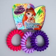 Резинка для волос пружинка, 3 штуки, винкс Winx