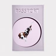 Обложка для паспорта, цвет розовый NO BRAND