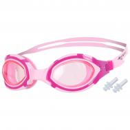 Очки для плавания , беруши, uv защита, цвет розовый ONLYTOP