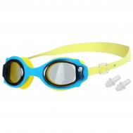 Очки для плавания детские , беруши, цвет желтый ONLYTOP