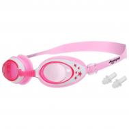 Очки для плавания детские , беруши, цвет розовый ONLYTOP