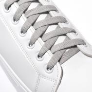 Шнурки для обуви, пара, плоские, 8 мм, 120 см, цвет серый ONLITOP