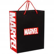 Пакет подарочный, 18х23х10 см, упаковка, мстители Marvel