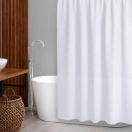 Штора для ванной комнаты, 180×180 см, 12 колец, peva , цвет белый NO BRAND