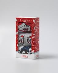 Носки женские  NEW YEAR 3 пары 21С-76СП; 22С-26СП; 23С-46СП CONTE