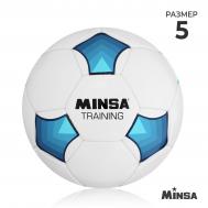 Мяч футбольный  training, pu, ручная сшивка, 32 панели, р. 5 MINSA