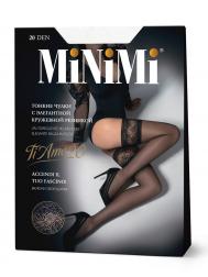 Чулки Mini TI AMO 20 Bianco MINIMI