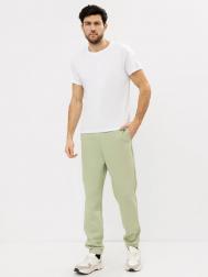 Теплые брюки-джоггеры мужские в зеленом оттенке Mark Formelle