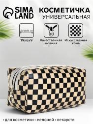 Косметичка на молнии, маленькая, с рисунком NO BRAND