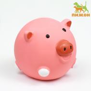 Игрушка пищащая для собак из латекса Пижон