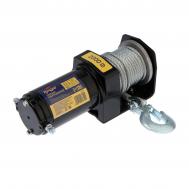 Лебедка электрическая тундра, 12v, 2000 lb (0.9 т), 1 л.с., до 3.2 м/мин, 4.8 мм × 12 м Tundra