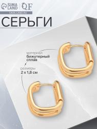 Серьги металл QF