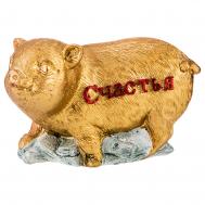 Фигурка Золотая Свинка Счастья (9х5х6 см) LEFARD