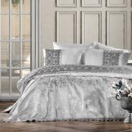 Постельное белье с покрывалом-пледом Watkin цвет: серый (евро) ZEBRA CASA